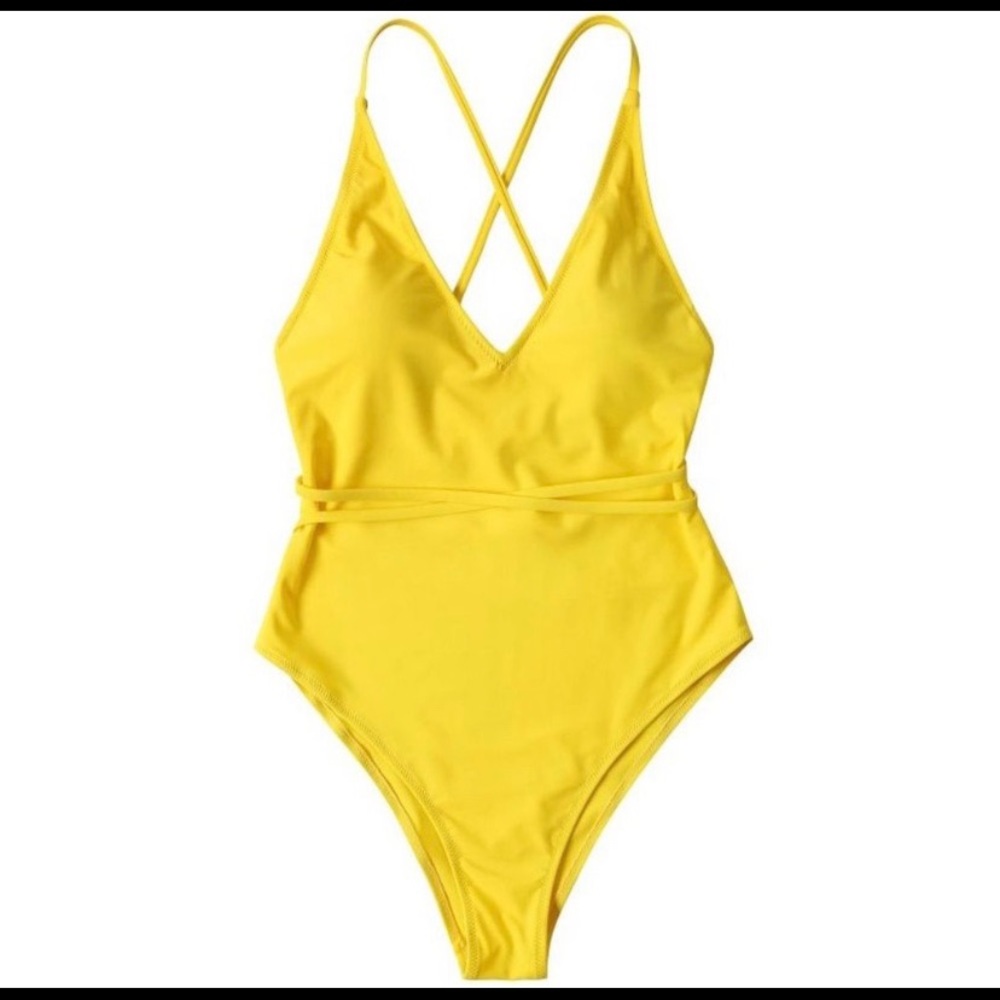 Lemon Fish yellow one piece